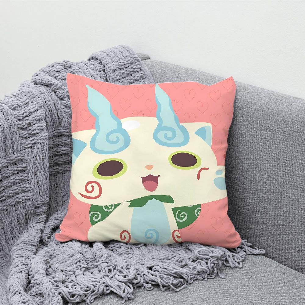 Y-Yokai W-Watch Pillow Case Soft Cushion Cases for Farmhouse Sofa Decor Home Decorations and Protector Pillow Case