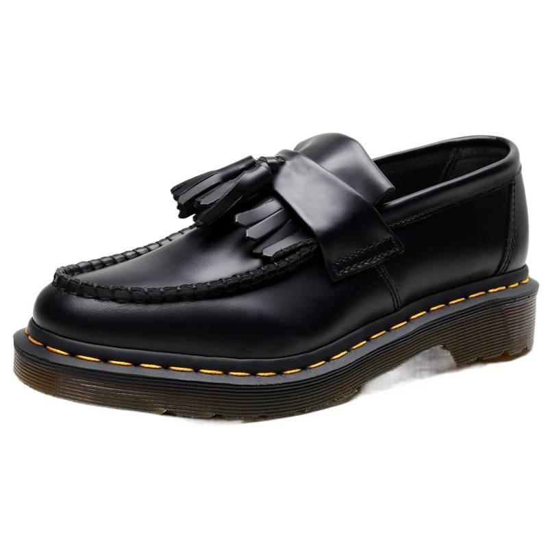 Quaste Damen Leder Niedrige Schuhe Damen Mode Student Runde Spitze Freizeitschuhe Groß