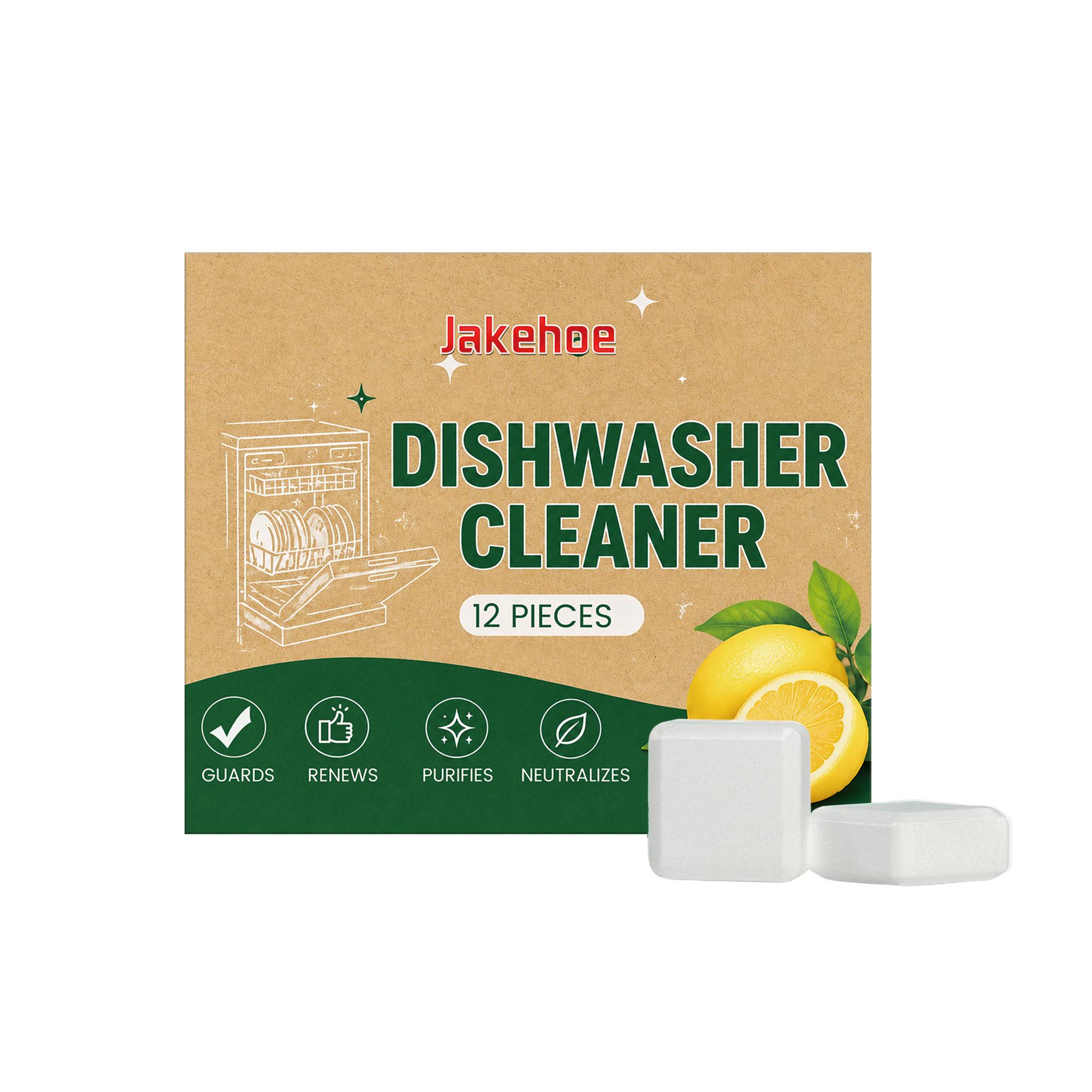 Jakehoe Dishwasher cleaning and deodorizing tablets Daily household dishwasher cleaning tablets for removing dirt and odors