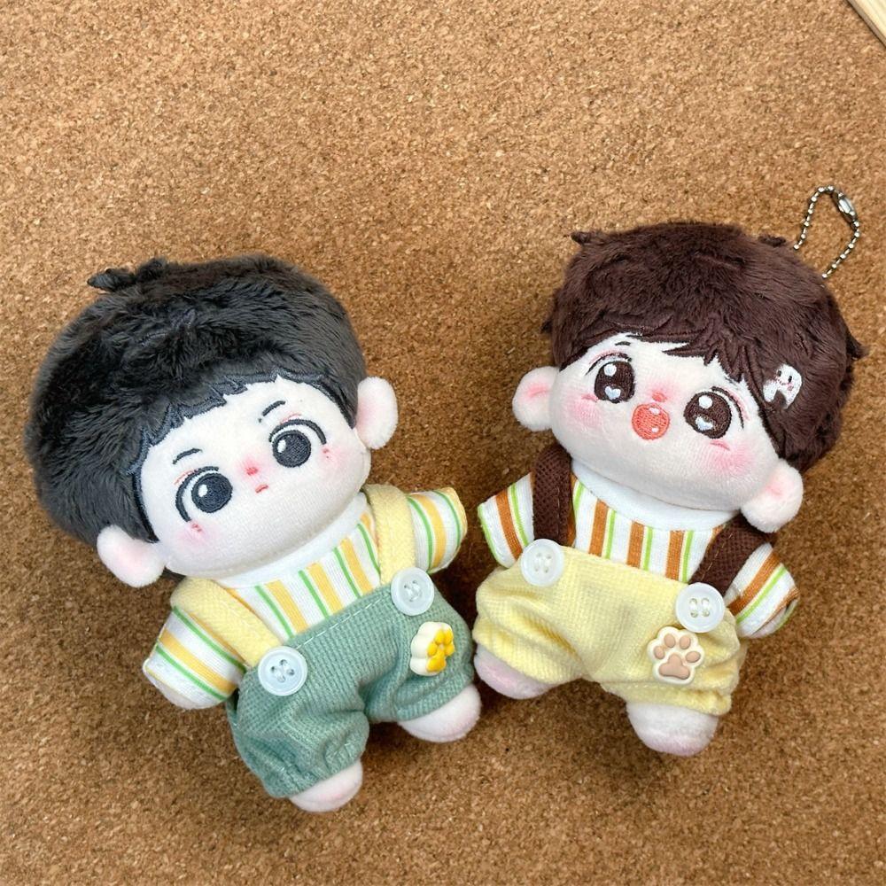 10CM Size Cotton Doll Rompers Soft Cotton Mini Doll Clothes Plush Doll Outfit  Doll Dressing