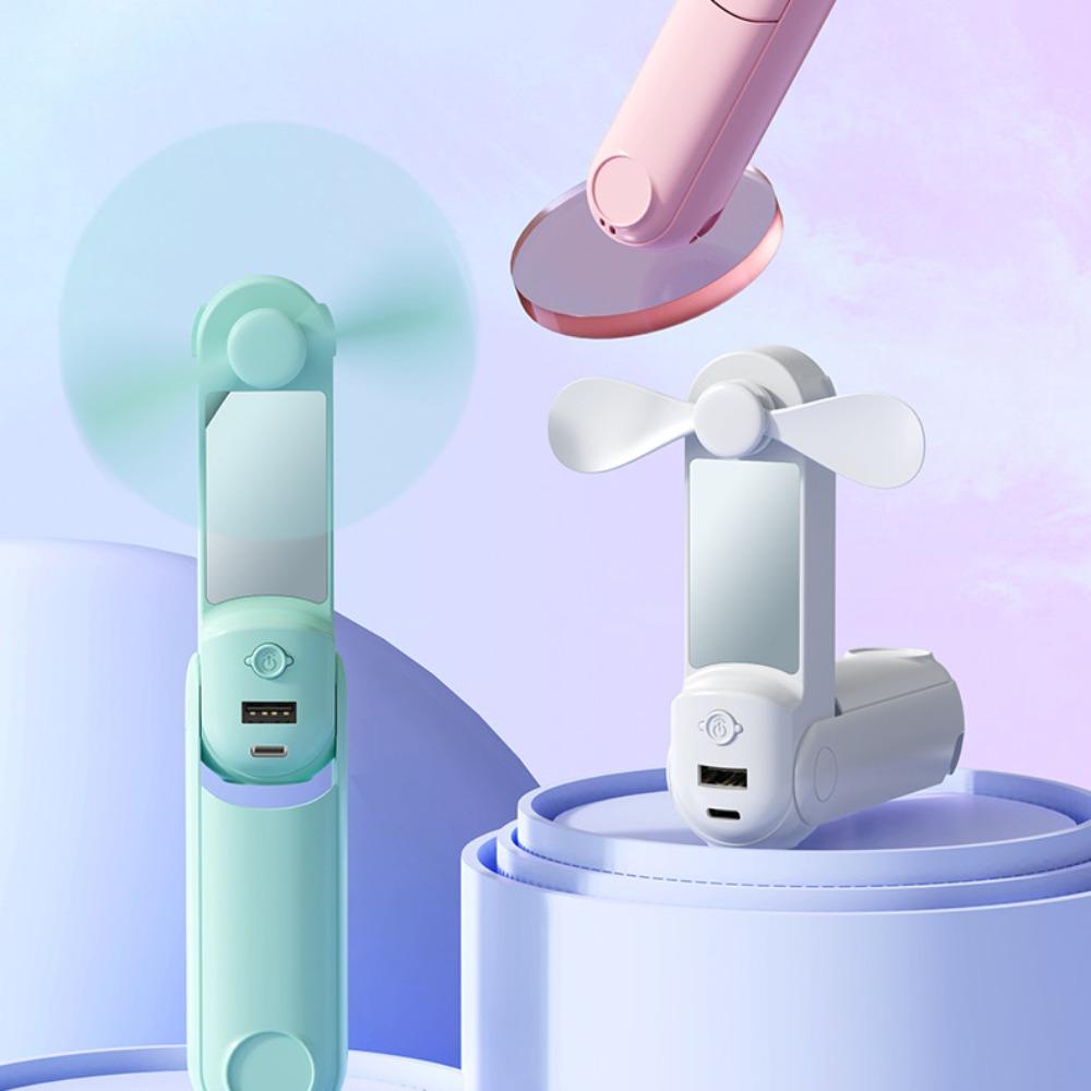 

Мини-подставка, зеркало, USB-зарядка, фонарик/держатель для телефона, новинка 2024 года, маленький карманный вентилятор, лагерь для студентов