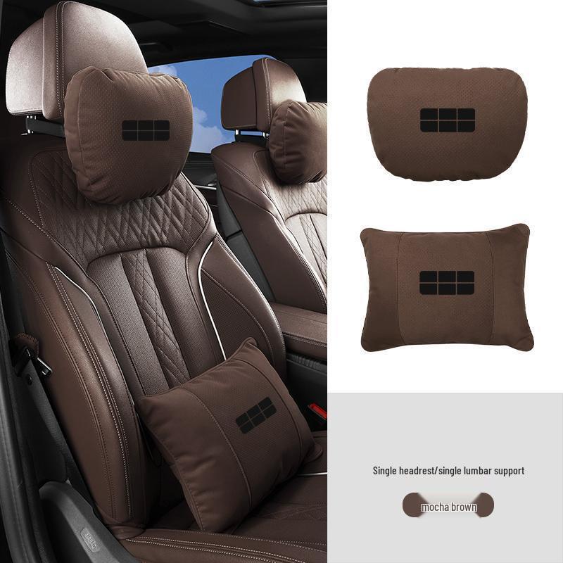 Geely Galaxy L7 Headrest & Lumbar Support Pillow Set for Interior Decoration