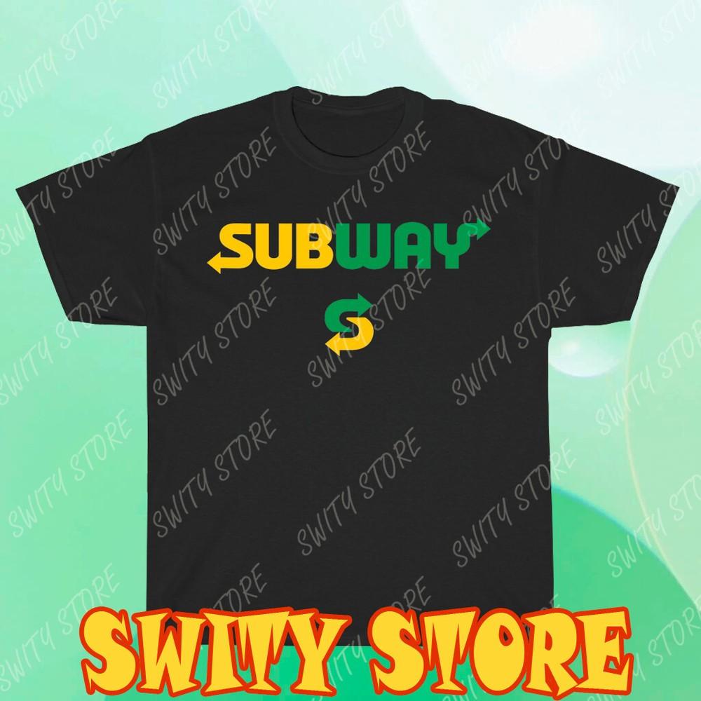 

Subway Restaurant Logo Men s T-Shirt Logo T-Shirt Funny Size S to 5XL S