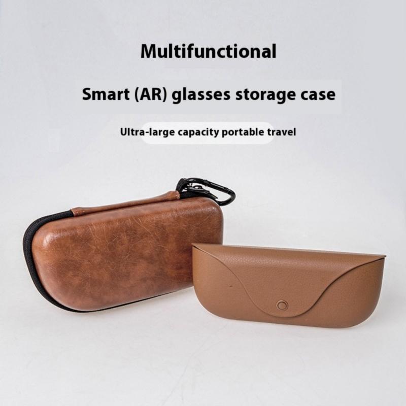 Spacious Protective Case Waterproof Shockproof EVA Case with Double Zipper & Meshing Pocket Easy To Carry for XREAL