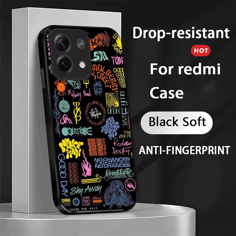 Cool 21-one pilot Phone Case For Xiaomi Redmi Note 13,12,11, 10 Pro Plus S, 5G, 12S, Soft Black Phone Cover