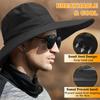 Outdoor Breathable Men Women Sun Fisherman Hat Wide Visor Brim Hat Boonie Bucket Cap Summer Fishing
