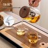 ZISIZ Glass Tea Infuser Pot