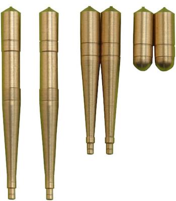 PLATZ Royal Air Force Spitfire 20mm Cannon Metal Parts Plastic Model Parts 1/72 Mk.IXc MM72-7