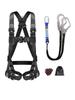 Standard Safety Fall Arrest Kit with Extendable Double Lanyard and Shock Full Body Fall Protection Easy for Electric and Japanese Instruction Supports