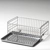 PEARL METAL Mini Stainless Steel Draining Basket, At Aqua, HB-3938, Silver