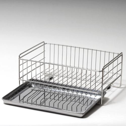 PEARL METAL Mini Stainless Steel Draining Basket, At Aqua, HB-3938, Silver