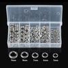 200Pcs Stainless Steel Fishing Split Rings Bait Lure Solid Loop Tackle Tool Kit