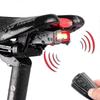 Alarmă antifurt Lumini spate bicicletă Reîncărcabile Claxon Electric de Avertizare Cu Telecomandă