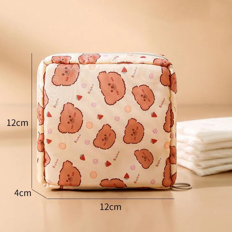 Women Girls Tampon Storage Bag Cosmetic Bag Organizer Bag Organizer Case Sanitary Pad Pouch Napkin Cosmetic Bags Tampon Holder