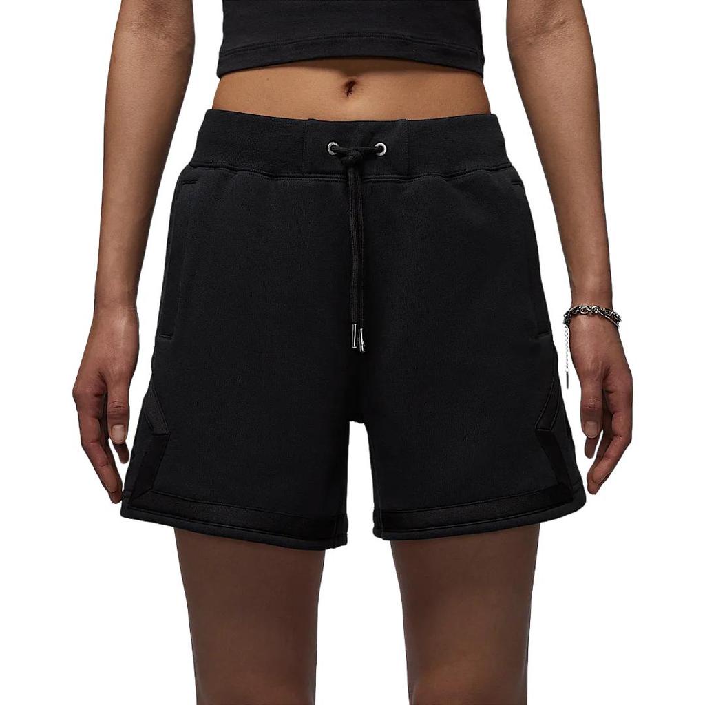 New Jordan As W J Flt Flc SS25 Casual Shorts Women's Black HJ1339-010