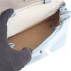Used MCM Handbag leather Blue Used Women