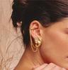Stainless Steel Niche Design, High-end Feel, Instagram Style Elephant Earrings, Earrings, Gold Plating, Color Preservation