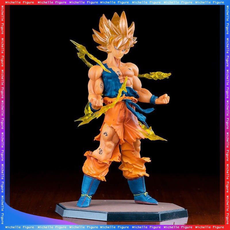 Ζεστή Φιγούρα Anime Dragon Ball Son Goku Super Saiyan 17cm/6.69in Goku DBZ Φιγούρα Δράσης Μοντέλο Δώρα Συλλεκτικές Φιγούρες για Παιδιά