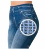 Women's Stretchy Slimming Faux Denim Cropped Leggings