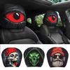 2 PIÈCES Ajustement Universel Impression Double Face Protection Tête Siège Auto Mignon Drôle Dessin Animé Yeux Housses Appui-Tête pour Voitures Fourgonnettes Camions