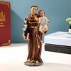 Resins Catholic Holy Family Statue Christmas Home Decors,Renaissances Sculptures Tabletop Centerpieces for Living Room