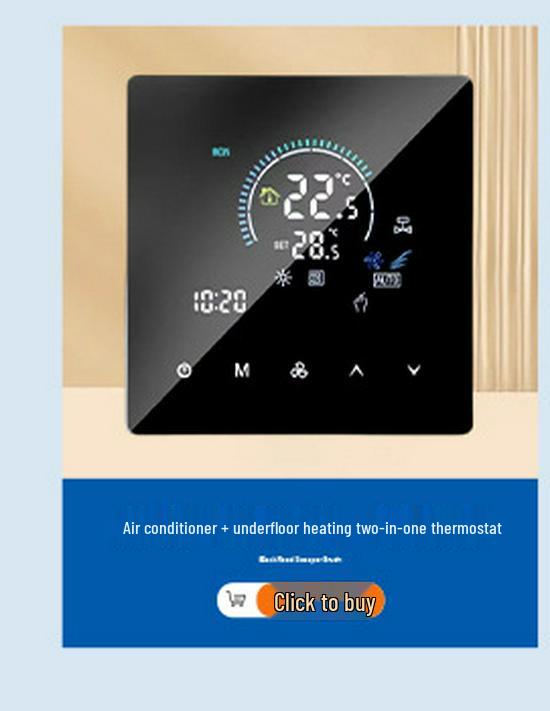 Smart WiFi LCD Floor Heating Thermostat for Electric and Water Systems