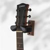 Walnut Wooden Guitar Wall Mount Hanger with Gravity Lock for Acoustic & Electric Guitars
