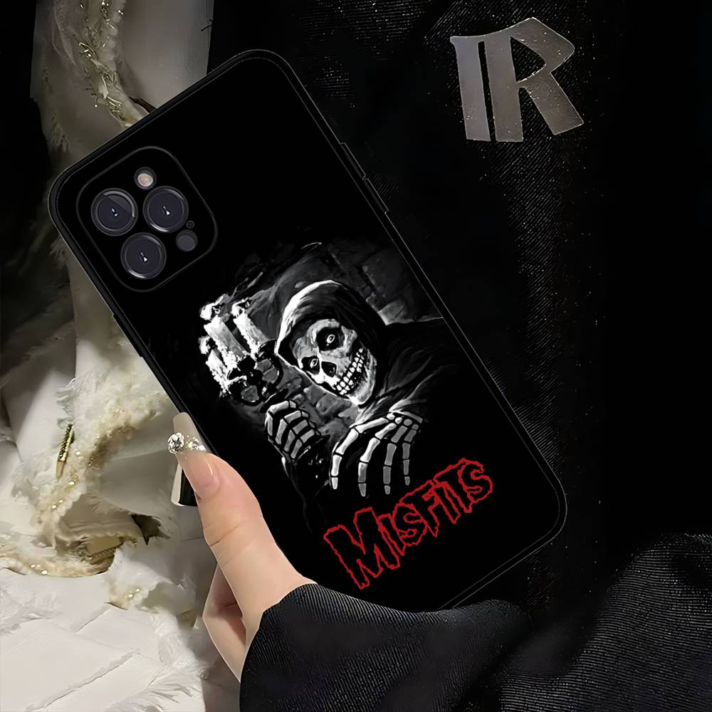 The M-Misfits G-Glenn Danzig Phone Case For IPhone 16 Pro Max 15 17 Plus 14 13 12 Mini 11 Black Cover