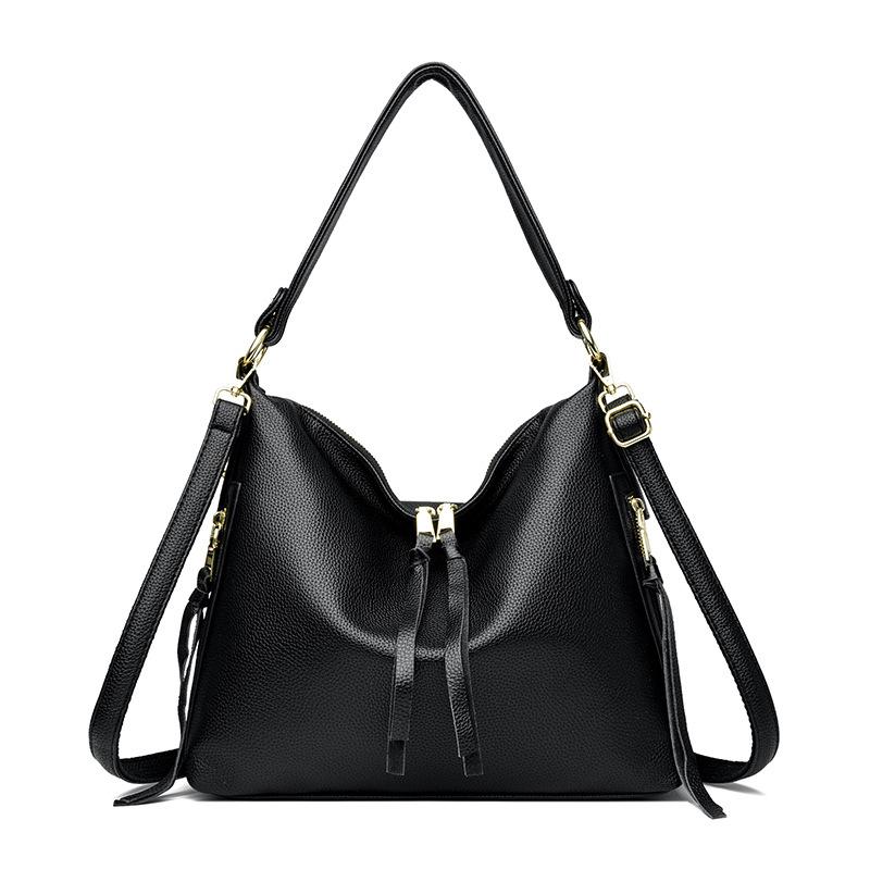 French Popular Versatile Small Bag for Women New Fashion Solid Color Simple Large Capacity Crossbody Backpack