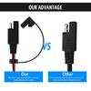 SAE-to O Ring Terminal Battery Cord Tender Cable Harness Wire Plug Quick Connect