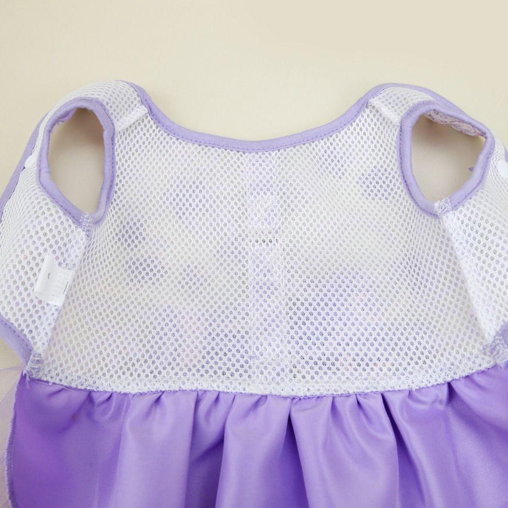 Soft Summer Pet Princess Skirt Sweet Dog Vest Harness Cat Apparel Dog Dress  Spring