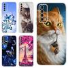 For Huawei P Smart 2021 Case PPA-LX2 Soft Slim Cute Silicone Phone Cases For Huawei PSmart 2021 Back Cover Protector Shell Coque