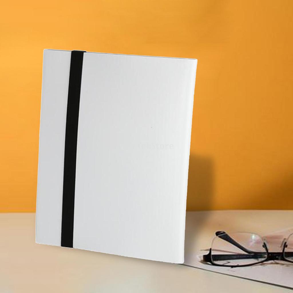 4 Pockets Trading Card Carrying Binder Card Collection Binder for Sports Cards Card Books Card Storage Case
