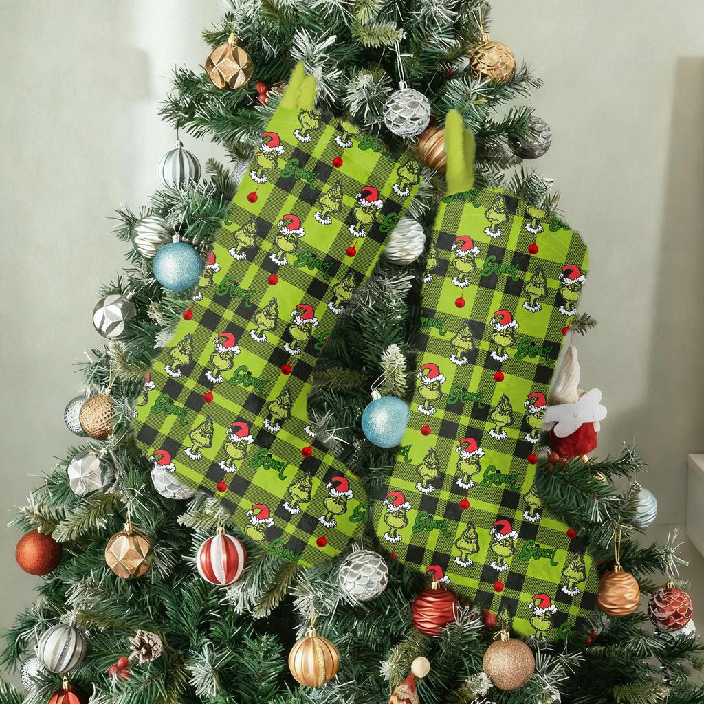 Vánoční punčochy ozdoby vánoční stromek dekorace přívěsky