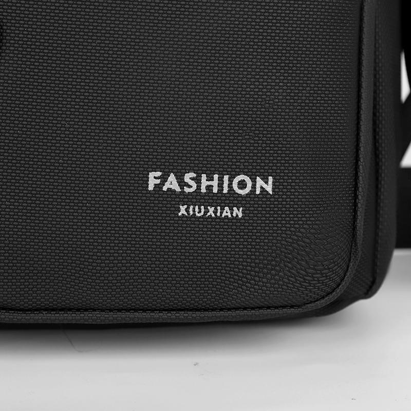 Męska torba typu crossbody, pojedyncza torba na ramię, duża pojemność, torba do przechowywania, modna, wielokieszeniowa, biznesowa torba typu crossbody