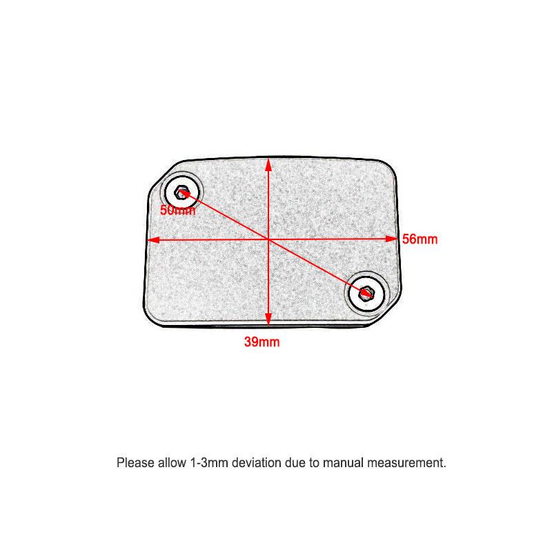 CNC Front Brake Fluid Reservoir Oil Cup Cap Master Cylinder Cover For BMW G310GS G310R G310 R GS G 310R 2017-2023 Motorcycle