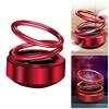 Kinetic Air Freshener Solar Powered Solar Aromatherapy Double Ring Rotating Car Kinetic Molecular Aromatherapy Diffuser