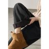 Women's Fleece-Lined Straight-Leg Knit Trousers