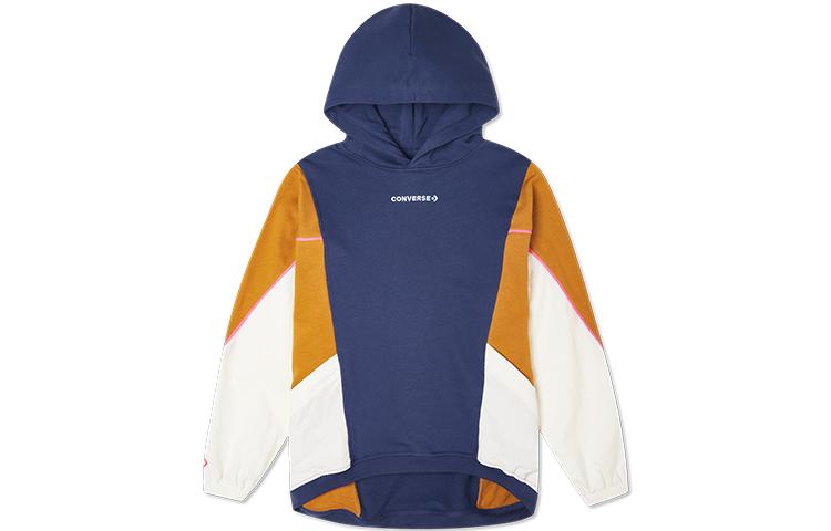 Converse Sweatshirts Women s Night Blue Hooded Moderate Regular 10021057-A03 XS