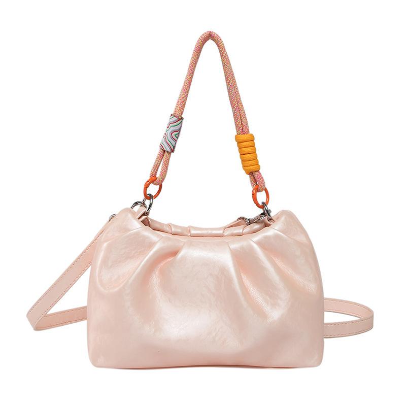 2025 New Pleated Handbag Bag Women's High-end Sense Niche Versatile Messenger Cloud Bag Texture Fashion Shoulder Bag