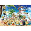 Epoch 300 Piece Jigsaw Puzzle Minions Hologram Beach Party Minions! (26 X 38 Cm) 28-709 with Glue...