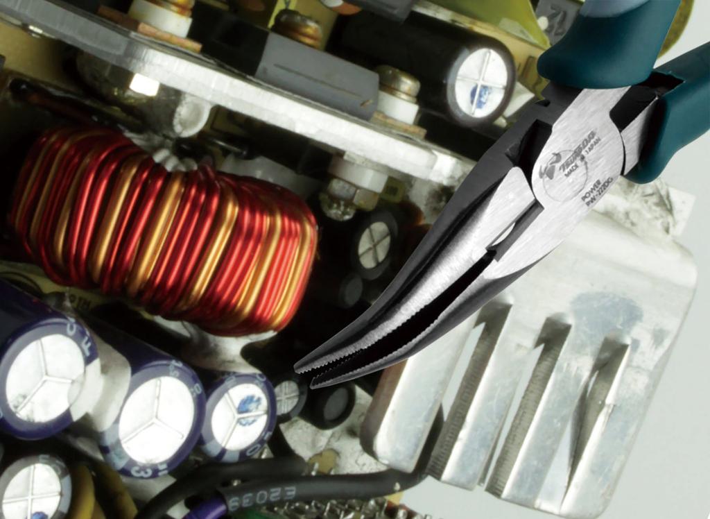 Tsunoda TTC Power Bent Nose Eccentric Pliers, Type, 150mm, PW-222DG