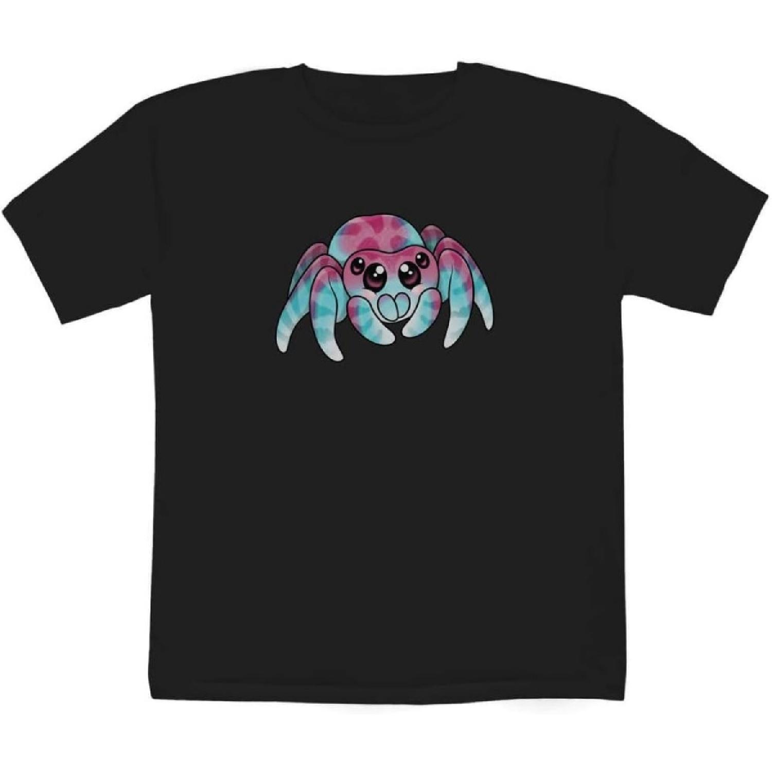 

Azeeda Cute Spider Children s_Kid s Cotton T-Shirts (TS029960) XXXXXL чорний