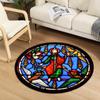 Bedroom Kids Play Floor Carpet Door Mat Modern Living Room Carpet Notre Dame Church Painted Round Room Carpet Chair Mat