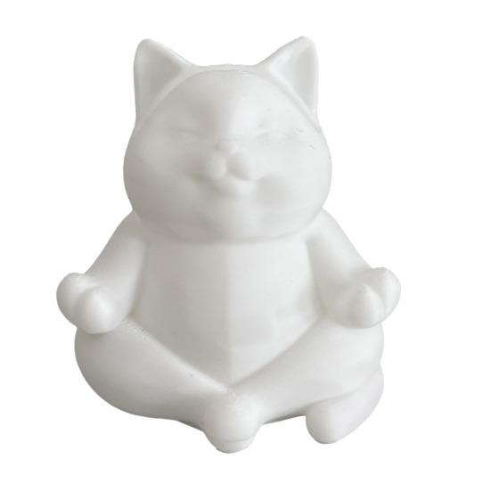 Support de Lunettes Chat Mignon Impression 3D Animal Présentoir pour Lunettes Organisateur de Lunettes de Bureau pour Maison Bureau Chevet Table de Chevet