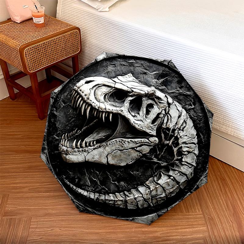 

1 PC Automatic Folding Umbrella - Dinosaur Skull Pattern, Portable & Foldable Design with 8 Ribs, Christmas Birthday Gifts