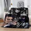 Johnny Depp Pattern Throw Blanket Light Weight Blanket for Living Room Bedroom Kidsroom Warm Blanket Christmas Gift