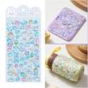 Cartoon Embossed Animal Sticker Waterproof PVC Resin Sticker for Notebook Phone Cover Card Making Kids Room Wall Art