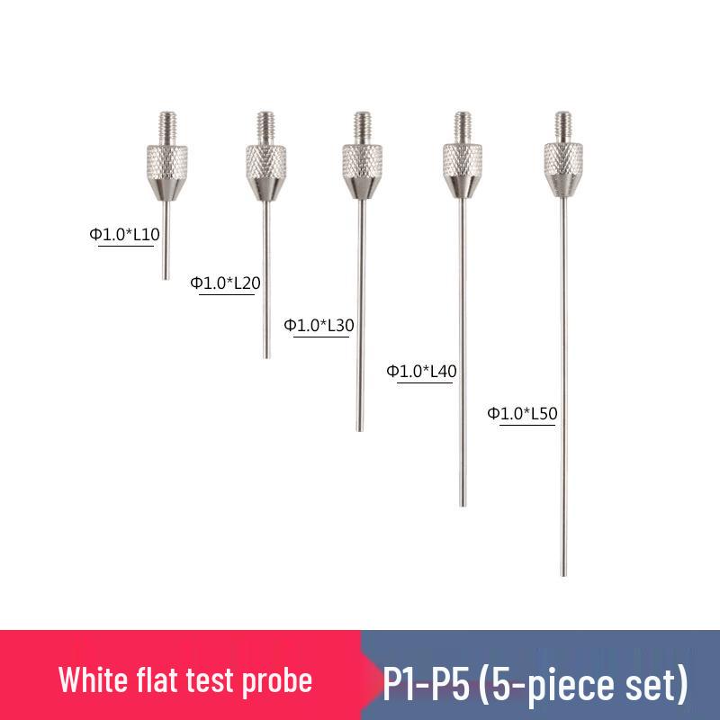 Precision White Steel Measuring Probe Set
