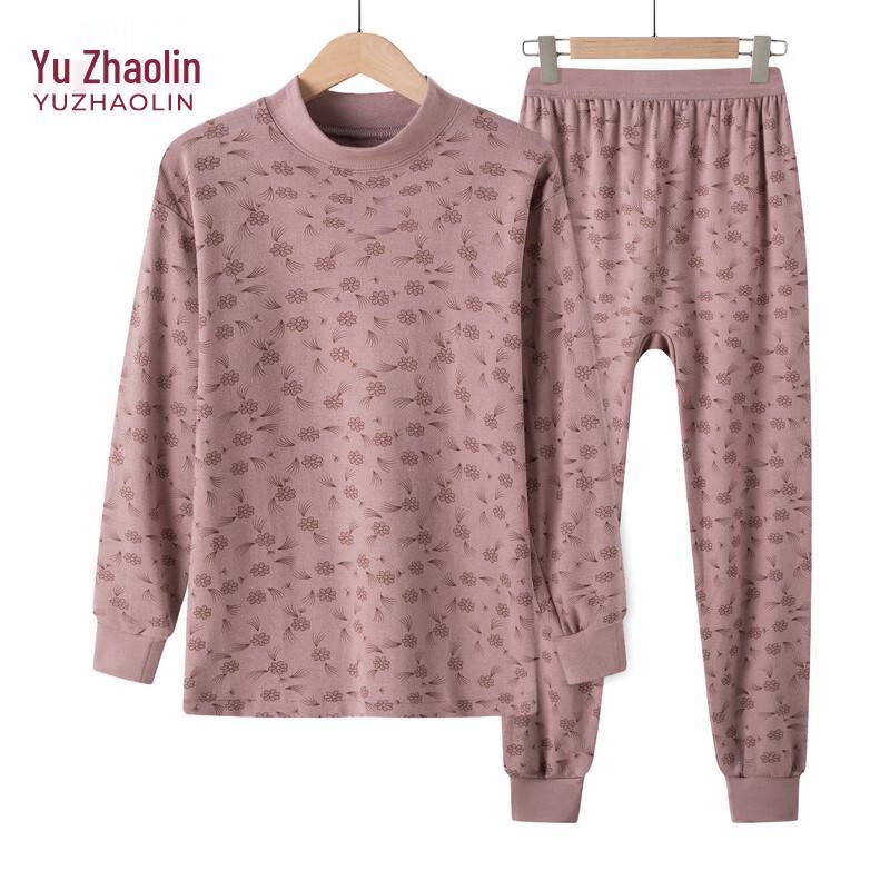 YUZHAOLIN Damen Übergröße Dickes Thermounterwäsche-Set für ältere Menschen